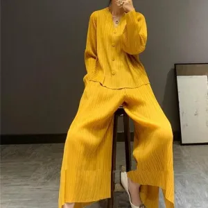Jasmine Pleated Coord Set