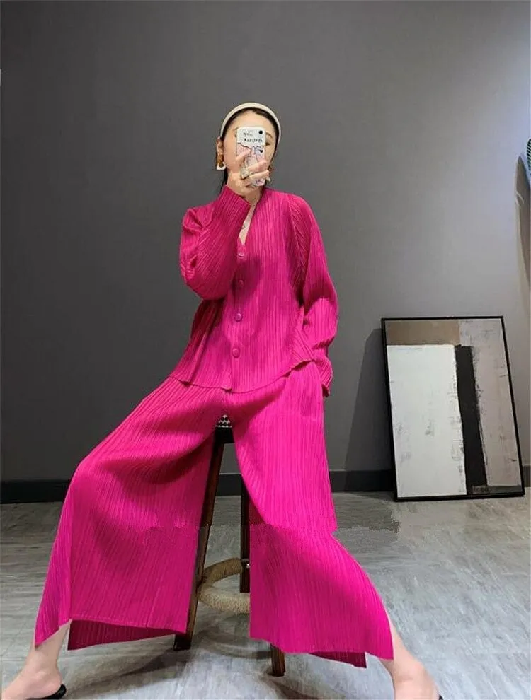 Jasmine Pleated Coord Set