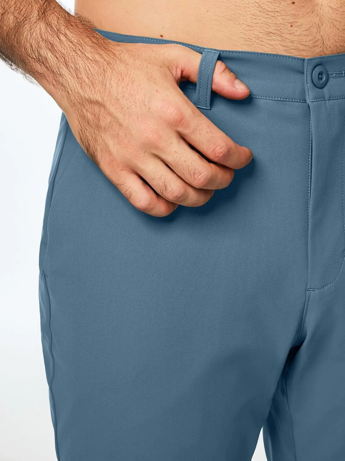 JMIERR Mens Chino Pants Casual Stretch Golf Pants Waist Tapered Trousers Lightweight Comfy Pants with Zipper Pockets