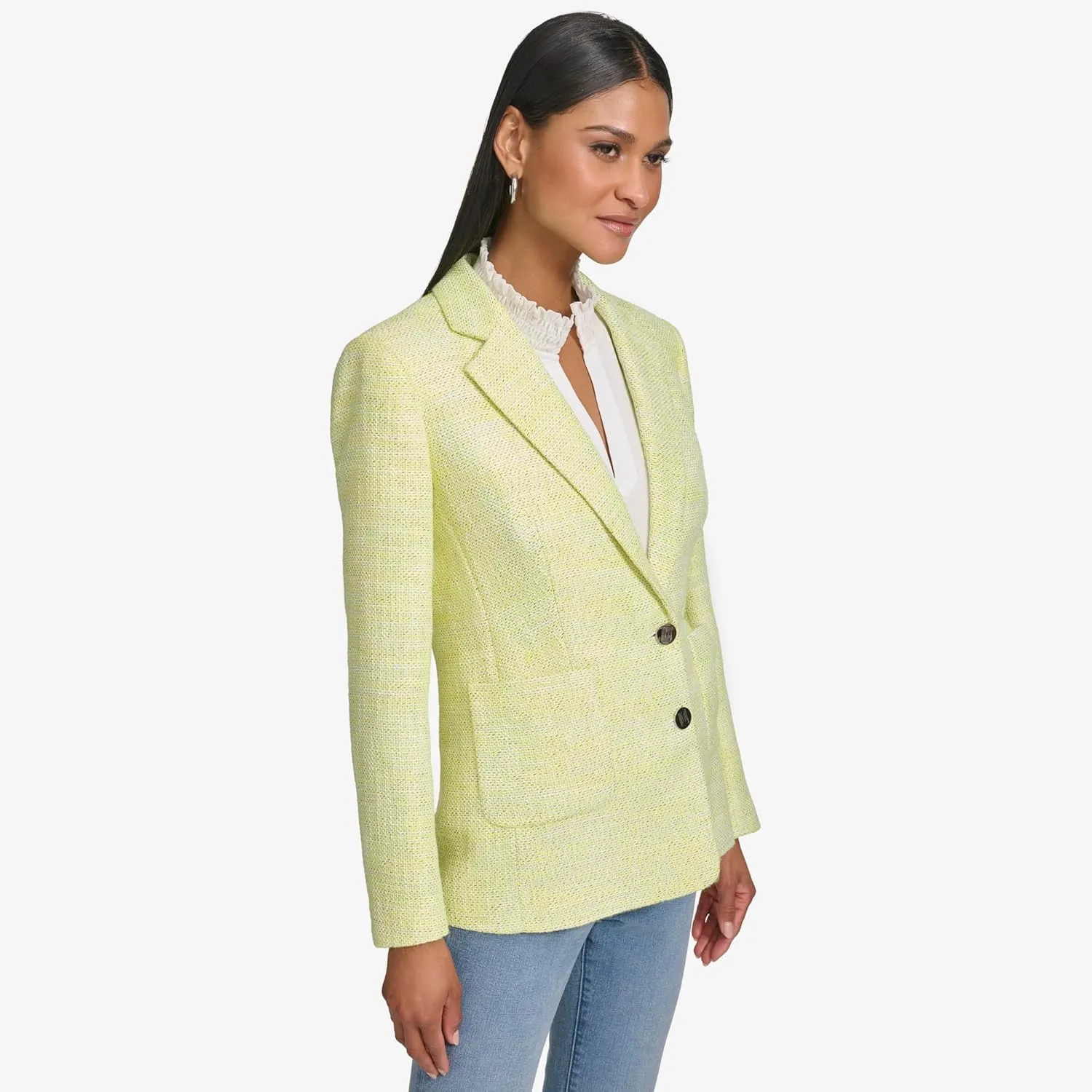 Karl Lagerfeld Paris Women's Tweed Blazer