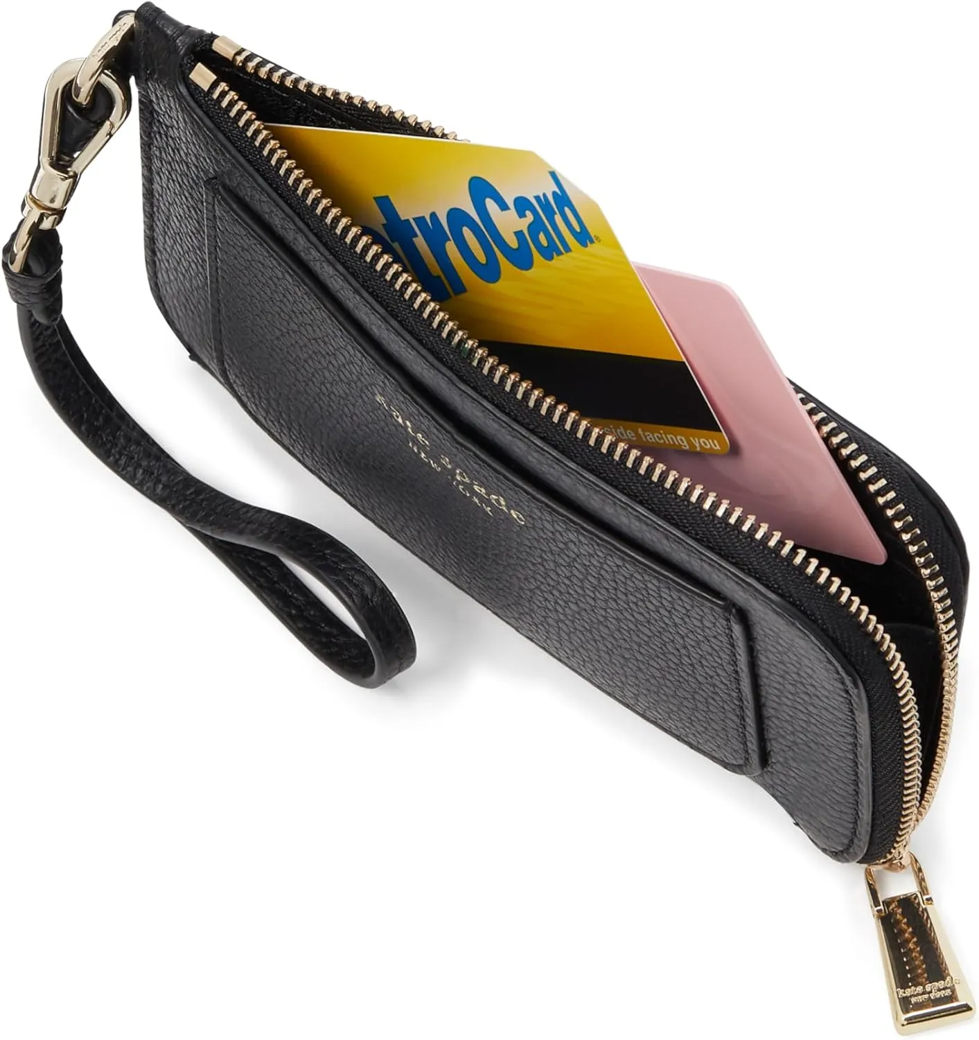 kate spade new york Ava Pebbled Leather Coin Card Case Wristlet