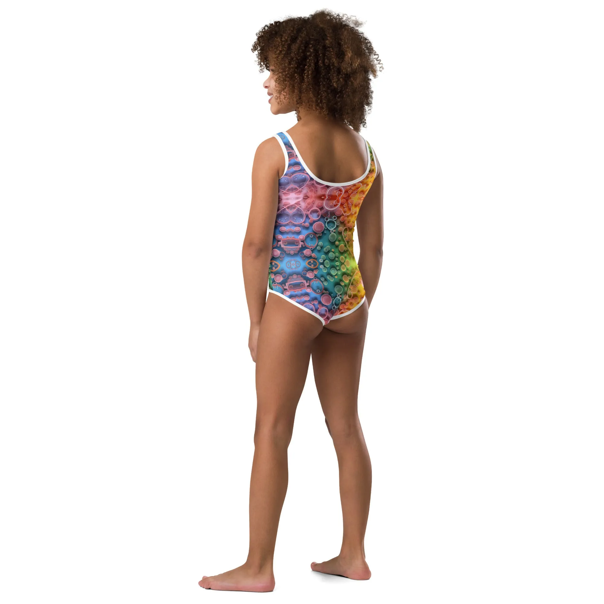 Kids Swimsuit Micro-Rainbow