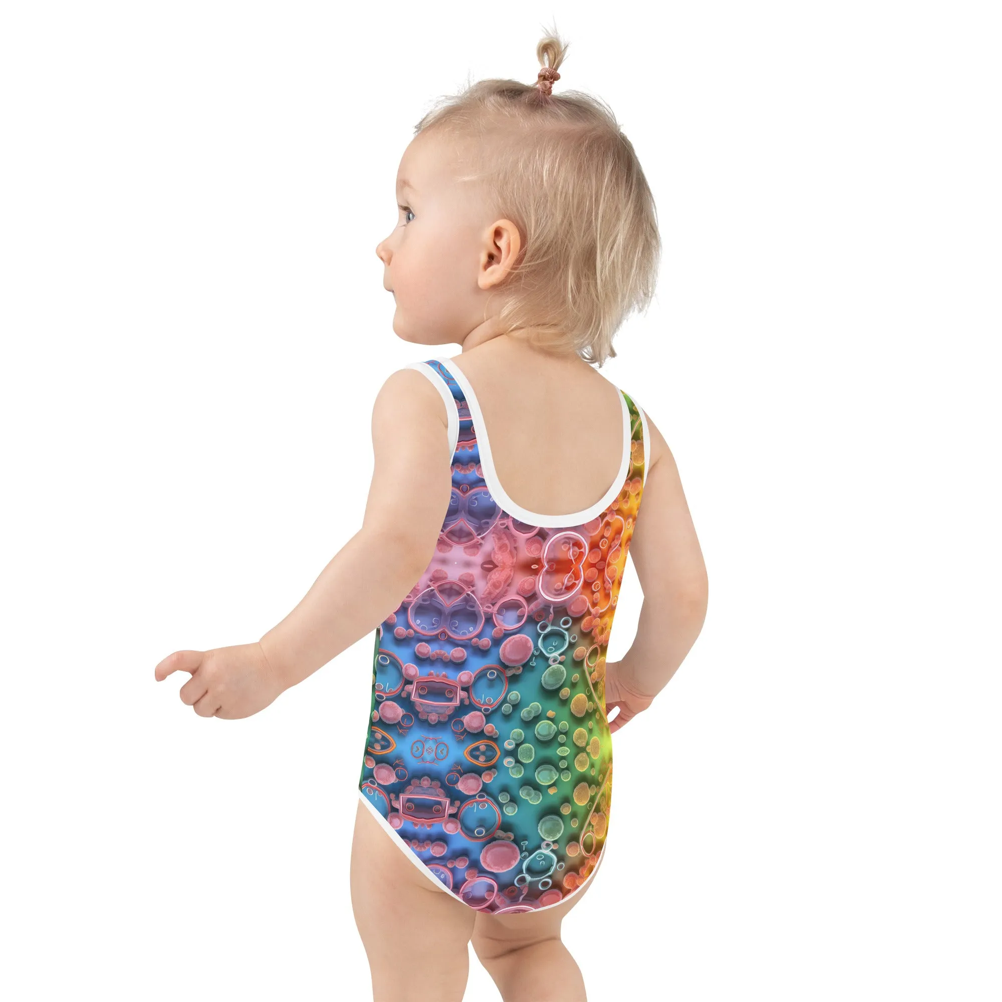 Kids Swimsuit Micro-Rainbow