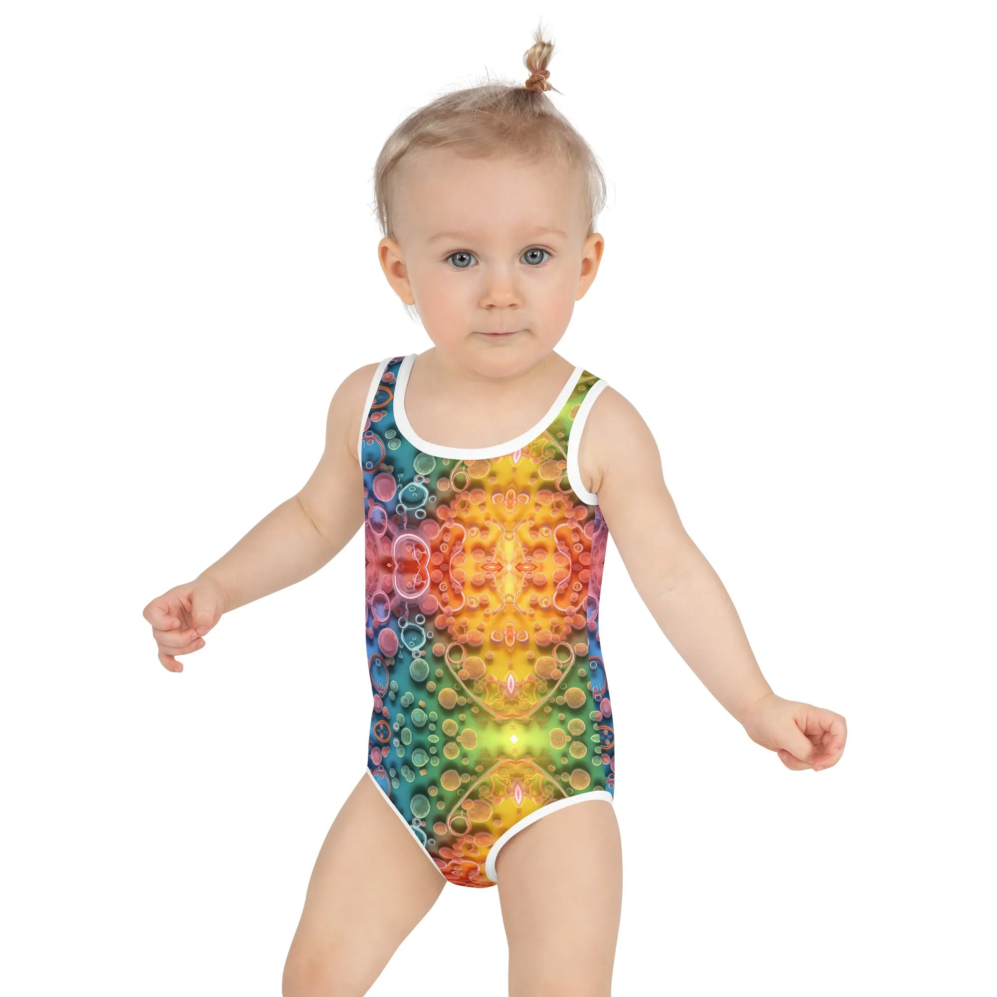 Kids Swimsuit Micro-Rainbow