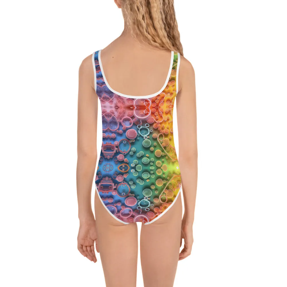 Kids Swimsuit Micro-Rainbow