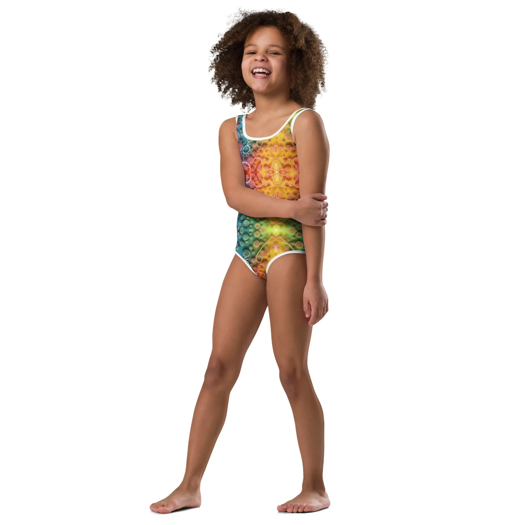 Kids Swimsuit Micro-Rainbow