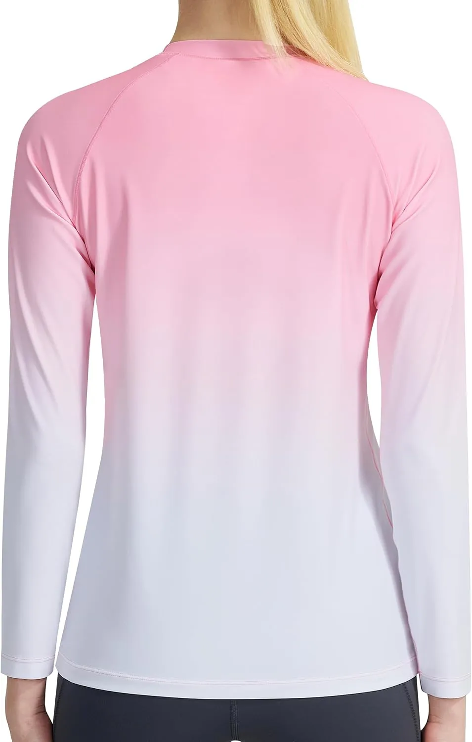 KPSUN Womens Long Sleeve Rash Guard UPF 50  Swim Shirts Sun Uv Protection Surfing Top for Beach Swimming Quick Dry