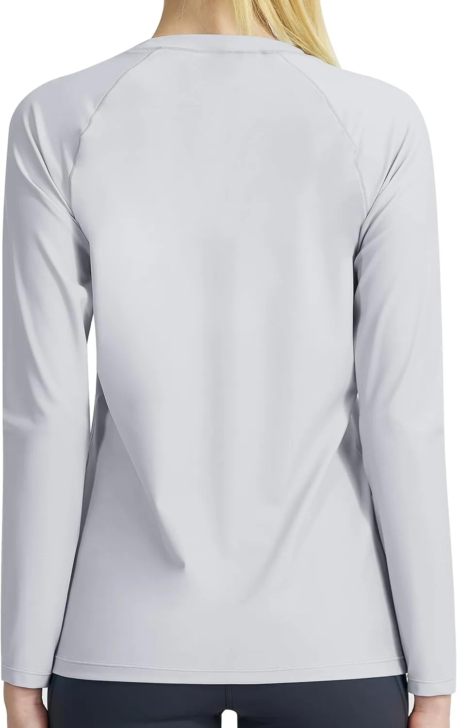 KPSUN Womens Long Sleeve Rash Guard UPF 50  Swim Shirts Sun Uv Protection Surfing Top for Beach Swimming Quick Dry