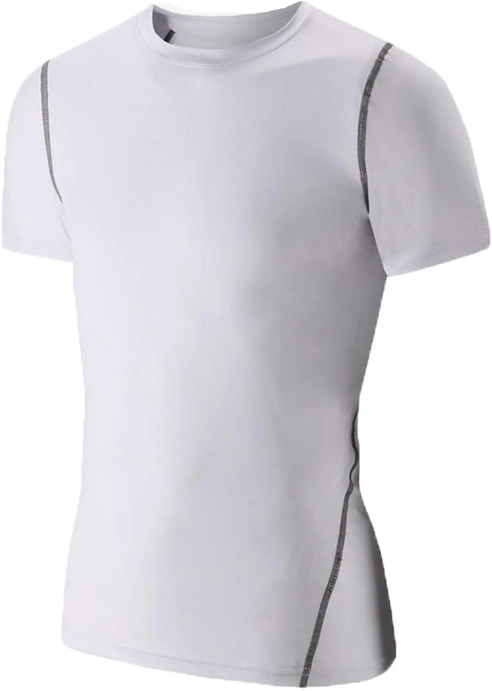 LANBAOSI Kids Boy's Compression Shirts Child's Quick Dry Sports Undershirts Short Sleeve Baselayer Tee Tops