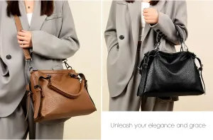 Large Hobo Tote Bag for Women Top Handle Satchel Crossbody Shoulder Purse Genuine Leather Bags for Work or Travel