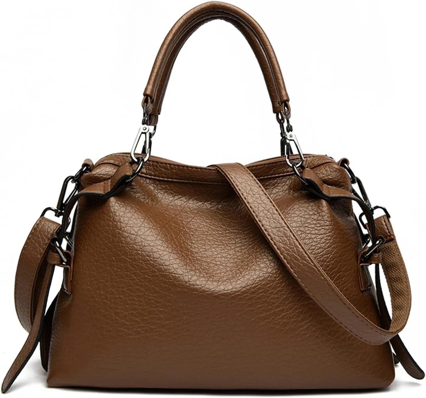 Large Hobo Tote Bag for Women Top Handle Satchel Crossbody Shoulder Purse Genuine Leather Bags for Work or Travel