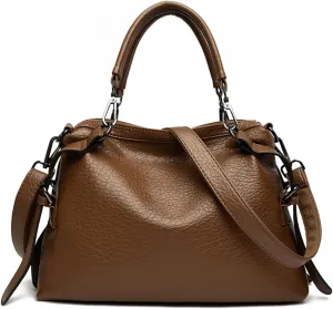 Large Hobo Tote Bag for Women Top Handle Satchel Crossbody Shoulder Purse Genuine Leather Bags for Work or Travel