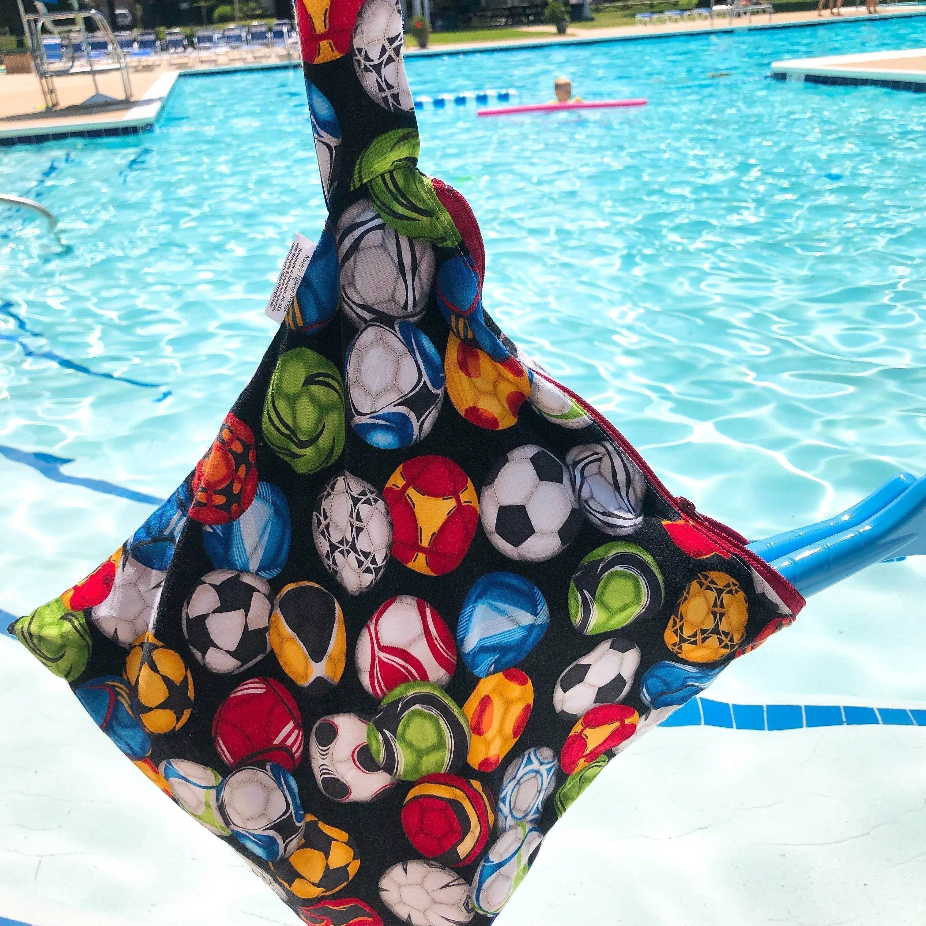 Large Wet Bag with Handle Scales