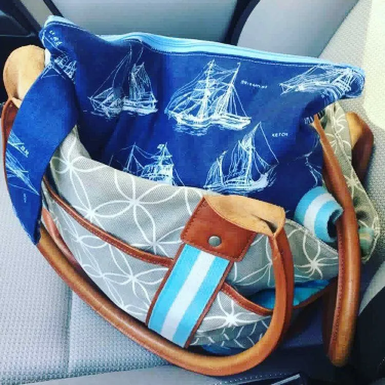 Large Wet Bag with Handle Scales