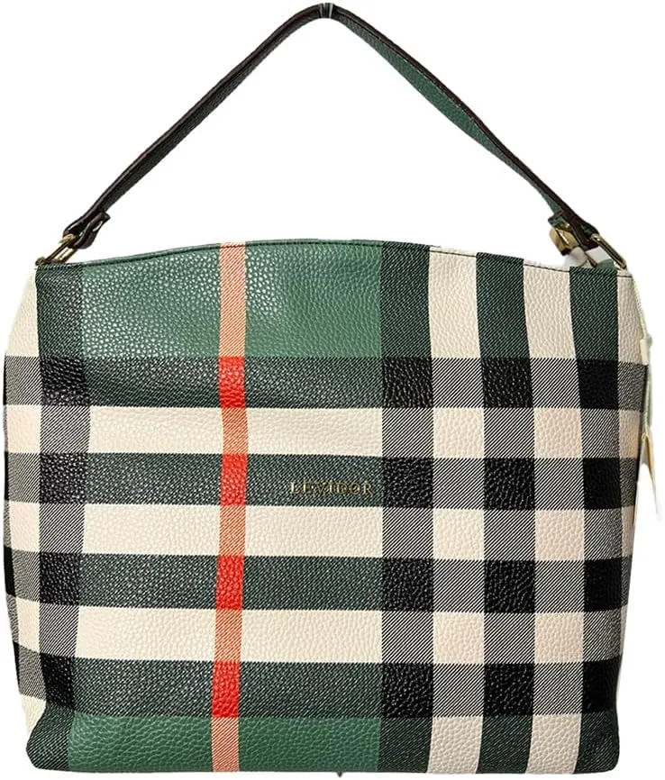 Levi'dor Bucket Purse  Trendy & Timeless Style Green/black