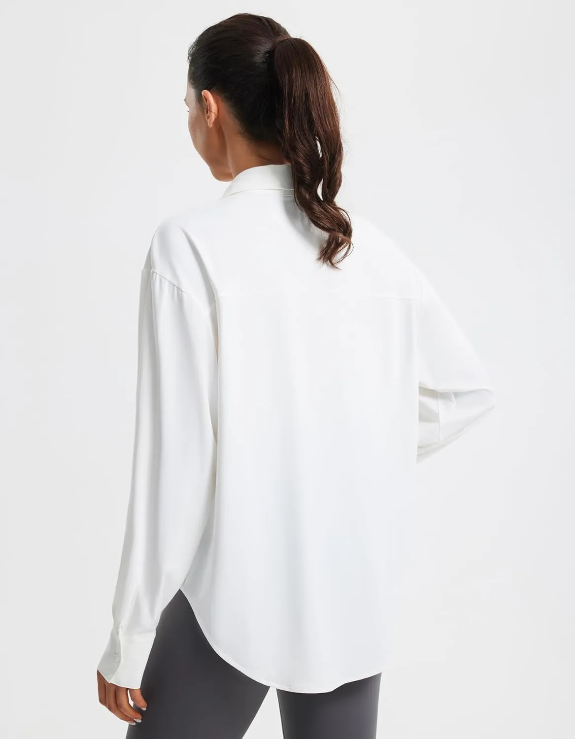 Libin Women's UPF 50  Long Sleeve UV Sun Protection Shirts Quick Dry Button Down Dress Swim Beach Cover Up for Hiking Fishing