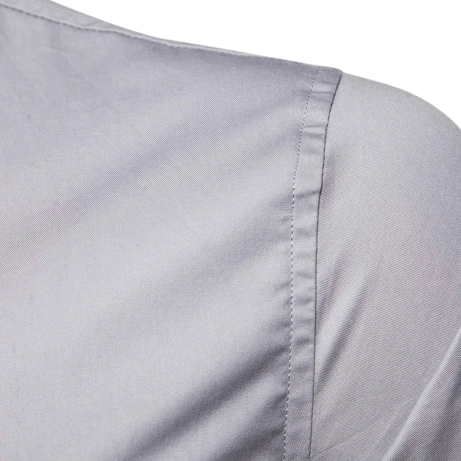 LOCALMODE Men's Regular Fit Cotton Business Casual Shirt Solid Short Sleeve Button Down Dress Shirts