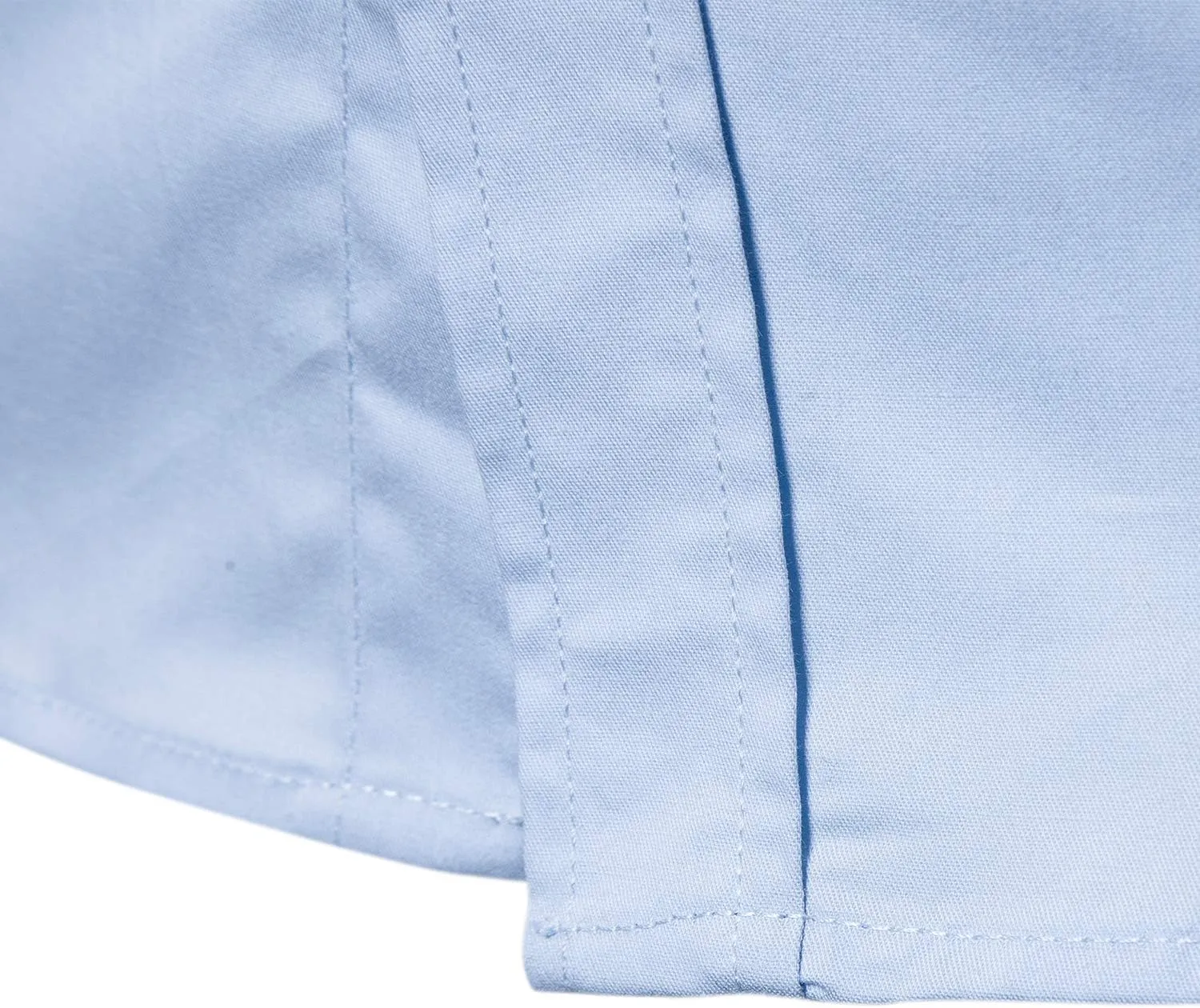 LOCALMODE Men's Regular Fit Cotton Business Casual Shirt Solid Short Sleeve Button Down Dress Shirts