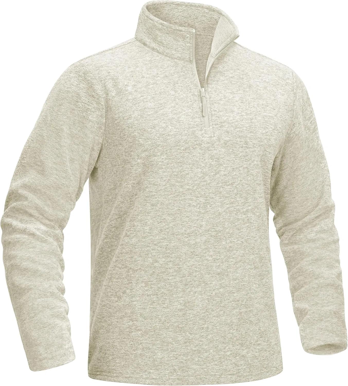 MAGCOMSEN Men's Shirts 1/4 Zip Fleece Pullover Mid-Weight Long Sleeve Sweatshirts Athletic Shirts