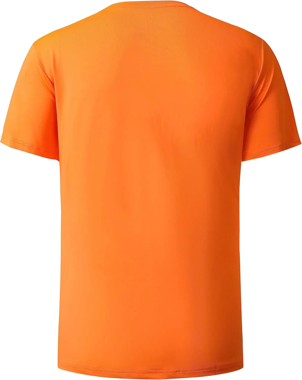 Mens Active T Shirts High Visible Sun Protection Cool Dry Fit Athletic Running Shirts Men's Rash Guard