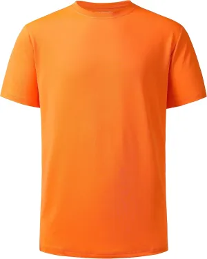 Mens Active T Shirts High Visible Sun Protection Cool Dry Fit Athletic Running Shirts Men's Rash Guard