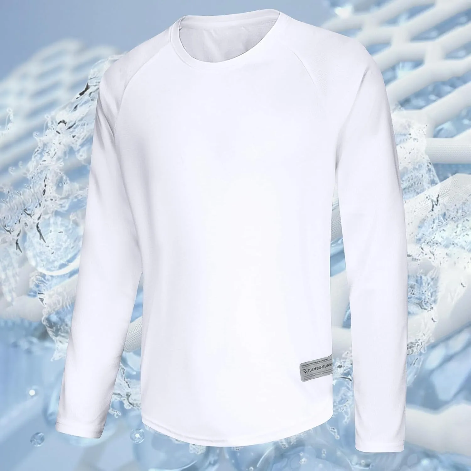Mens Athletic Workout Shirts Long Sleeve UV Sun Protection Shirts Lightweight Moisture Wicking Quick Dry Gym Tops