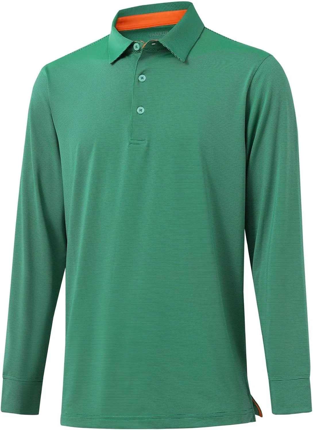 Mens Golf Shirts Long Sleeve Moisture Wicking Collared Work Business Casual Tennis Polo Shirts for Men