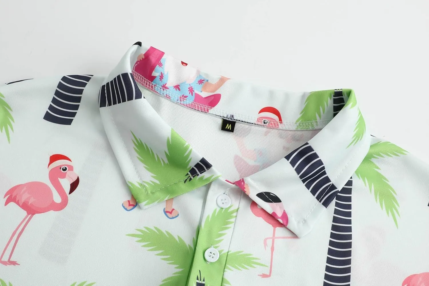 Men's Polo Shirts Funny Golf Shirts for Men Short Sleeve Hawaiian Print Performance Shirts
