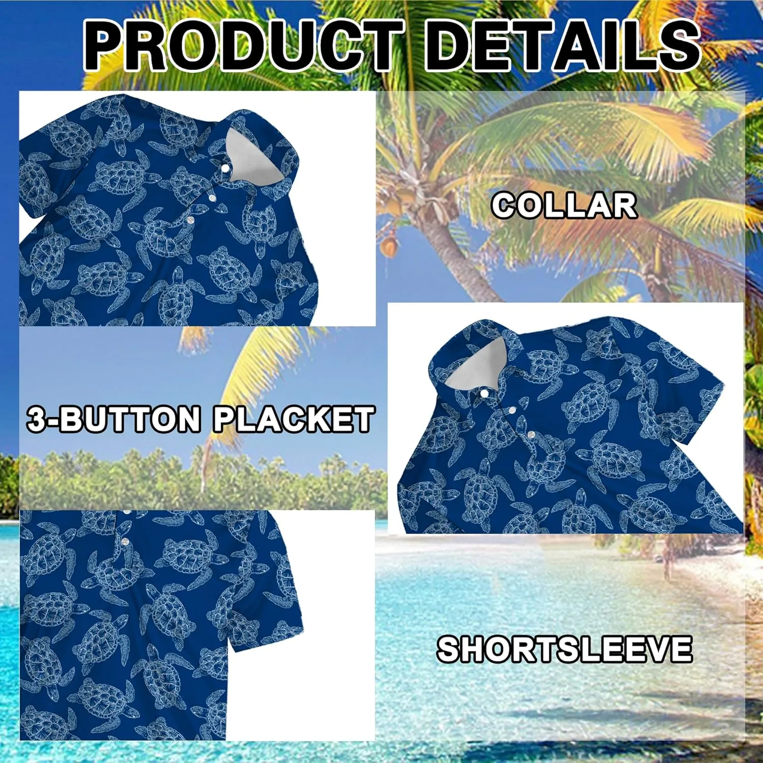 Men's Polo Shirts Short Sleeve Golf Polo Shirts Collared Tennis T-Shirt Golf Shirts for Men