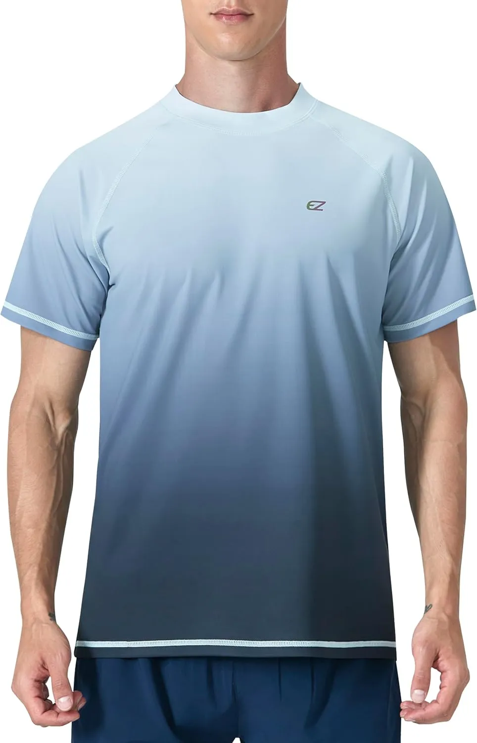 Men's Rash Guard Swim Shirts Summer UPF 50  UV Sun Protection Quick Dry Beach Fishing Water Shirts T Shirts for Men