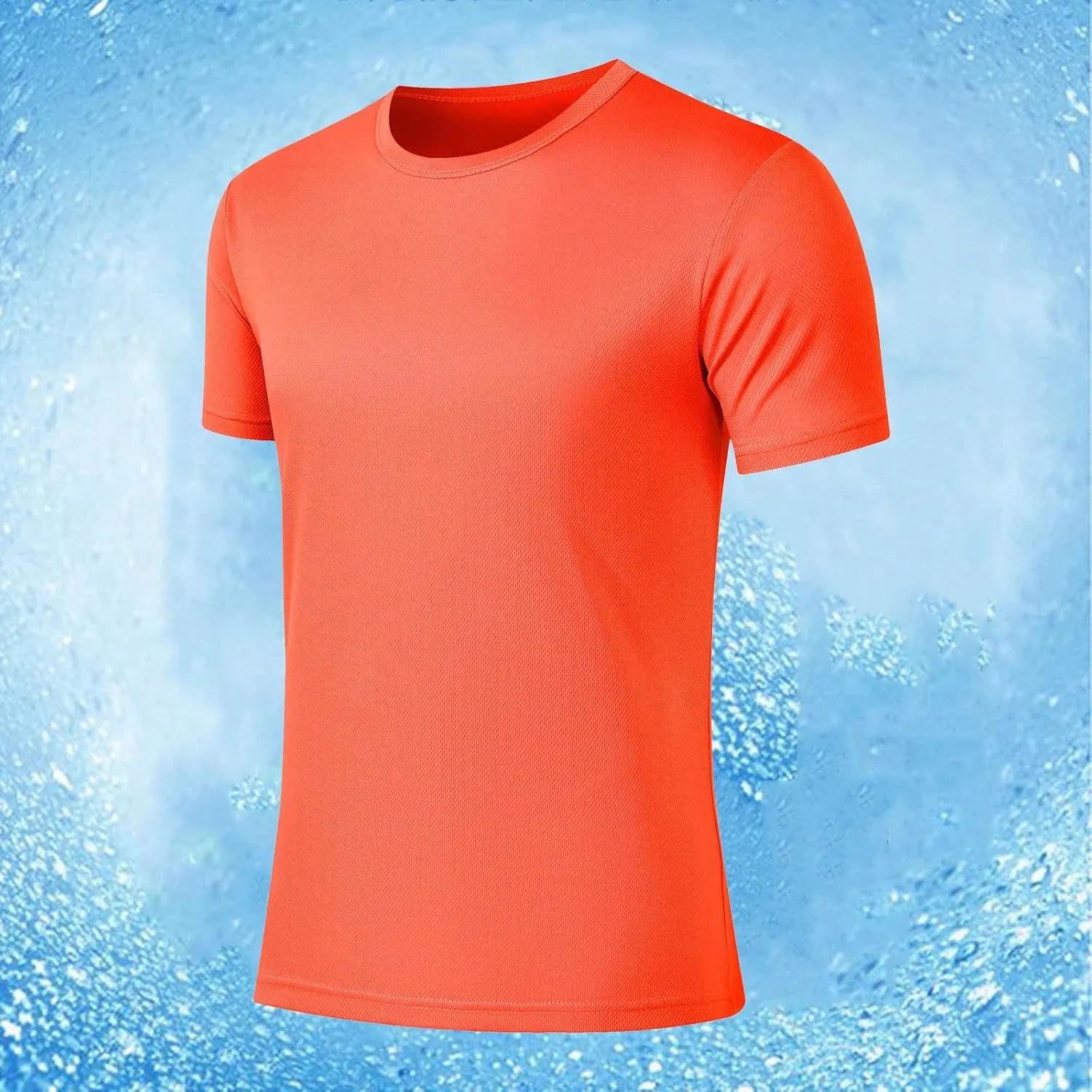 Men's Sport Shirts UPF 50  Quick Dry Rash Guard Athletic Running Swim Tee Top Performance Water Shirts Breathable Tops
