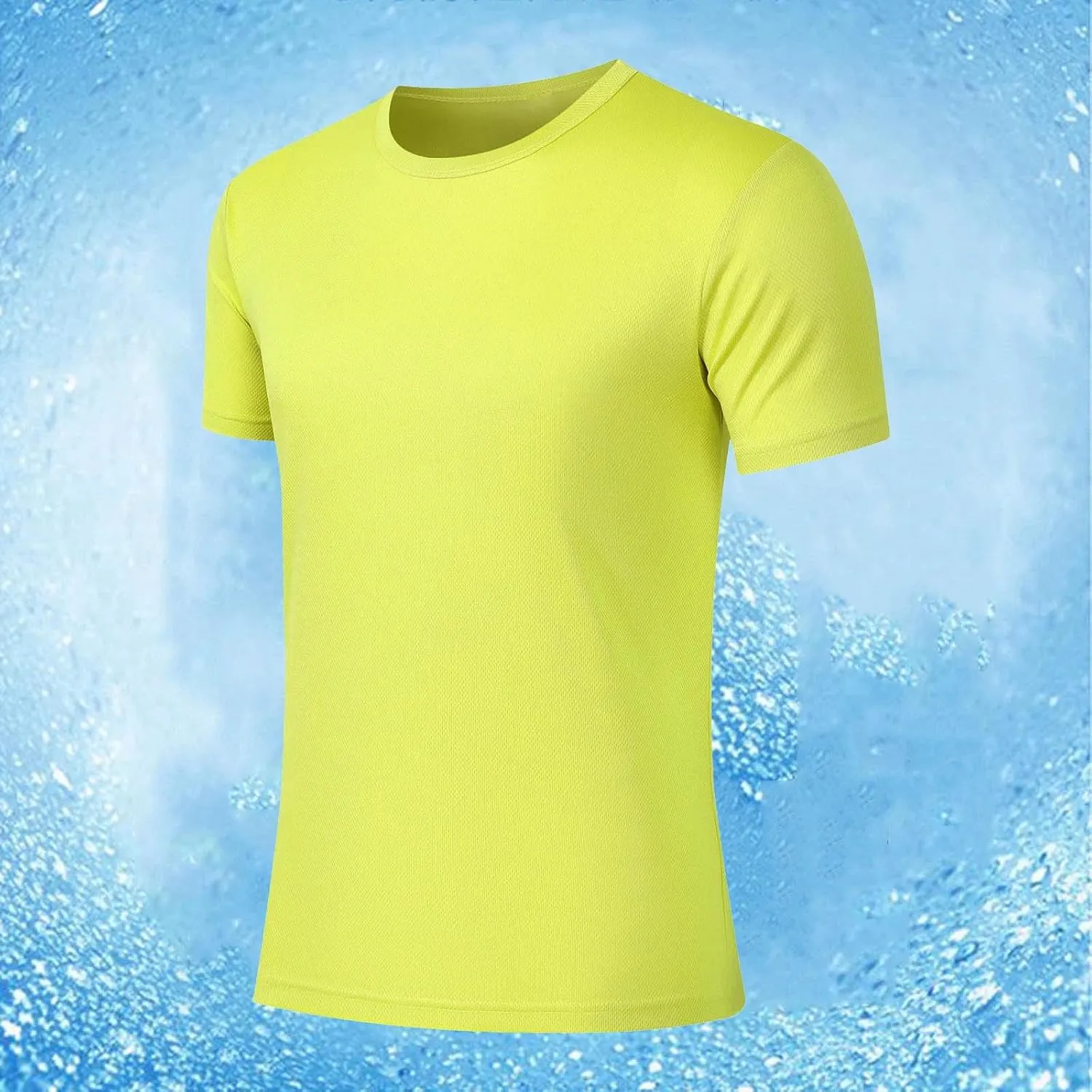 Men's Sport Shirts UPF 50  Quick Dry Rash Guard Athletic Running Swim Tee Top Performance Water Shirts Breathable Tops