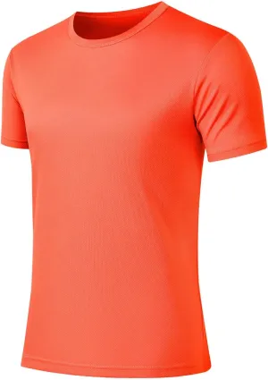 Men's Sport Shirts UPF 50  Quick Dry Rash Guard Athletic Running Swim Tee Top Performance Water Shirts Breathable Tops