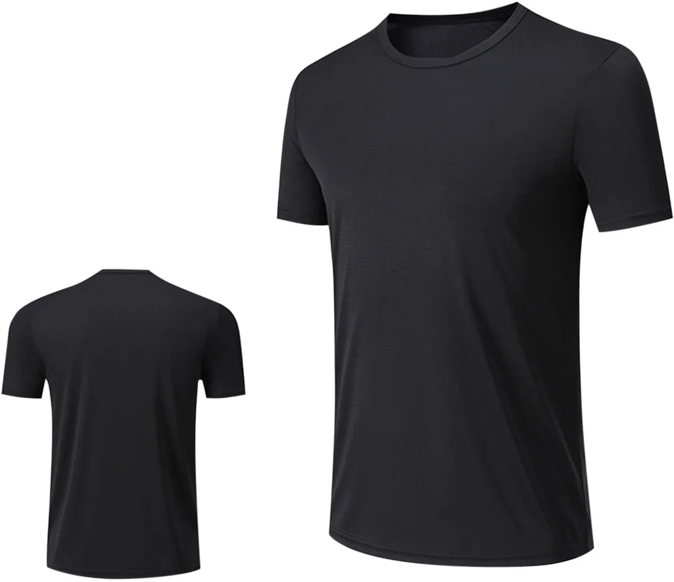Men's Summer T-Shirts Casual Gym Moisture Wicking Shirts Stretch Quick Dry Workout Tshirts Hiking Athletic Shirt