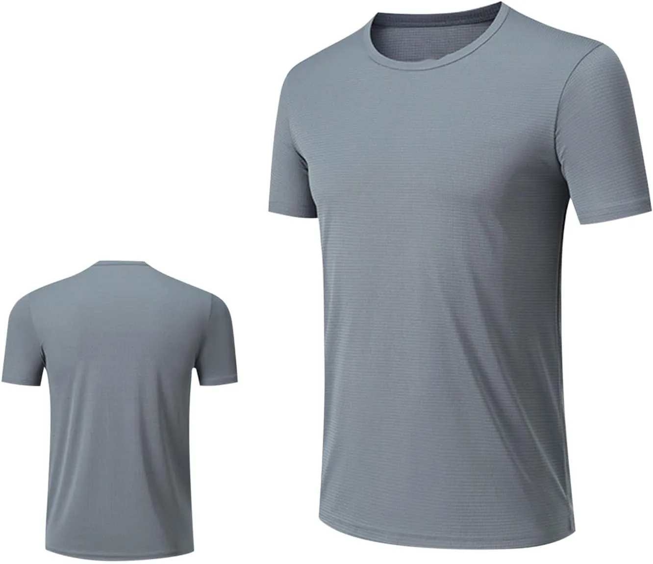 Men's Summer T-Shirts Casual Gym Moisture Wicking Shirts Stretch Quick Dry Workout Tshirts Hiking Athletic Shirt