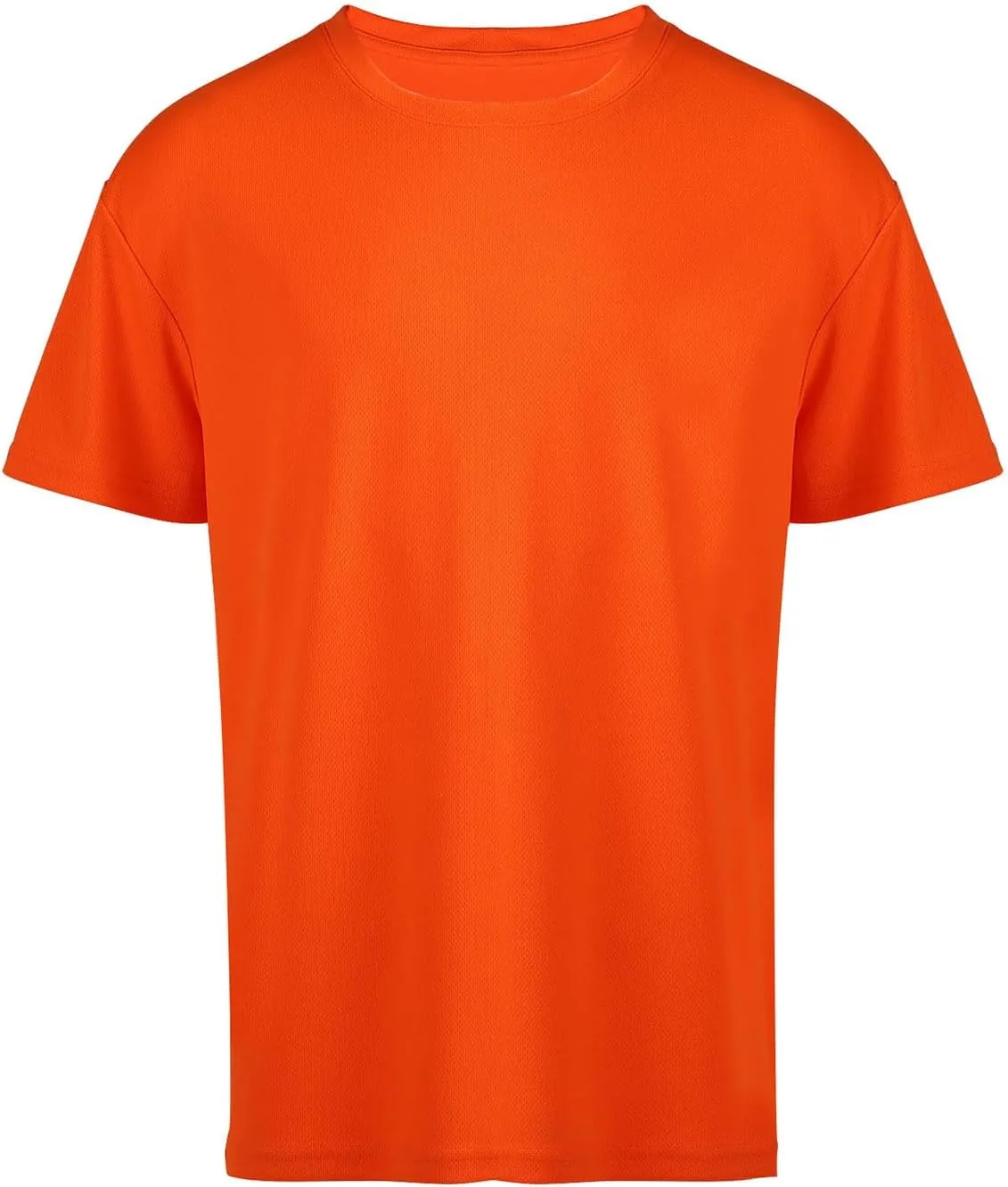 Men's Workout Running Shirts Crew Neck Short Sleeve T-Shirts Athletic Quick Dry Gym Shirts 5 Pack