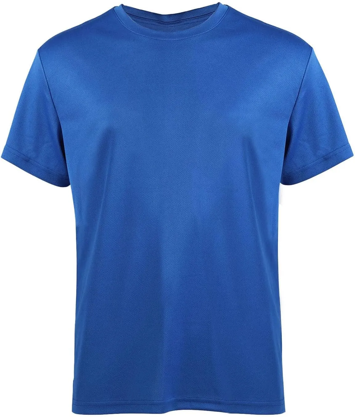 Men's Workout Running Shirts Crew Neck Short Sleeve T-Shirts Athletic Quick Dry Gym Shirts 5 Pack