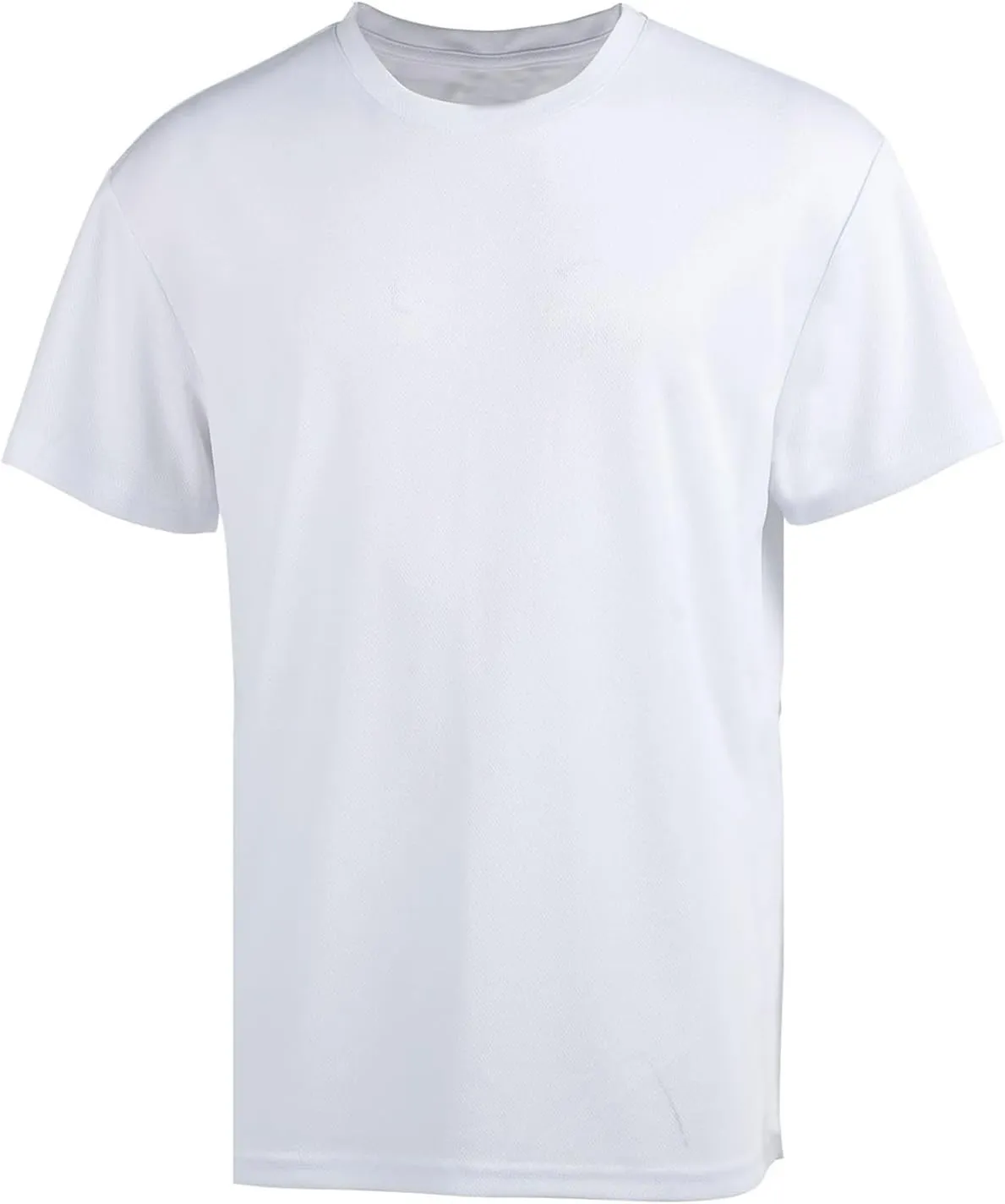 Men's Workout Running Shirts Crew Neck Short Sleeve T-Shirts Athletic Quick Dry Gym Shirts 5 Pack