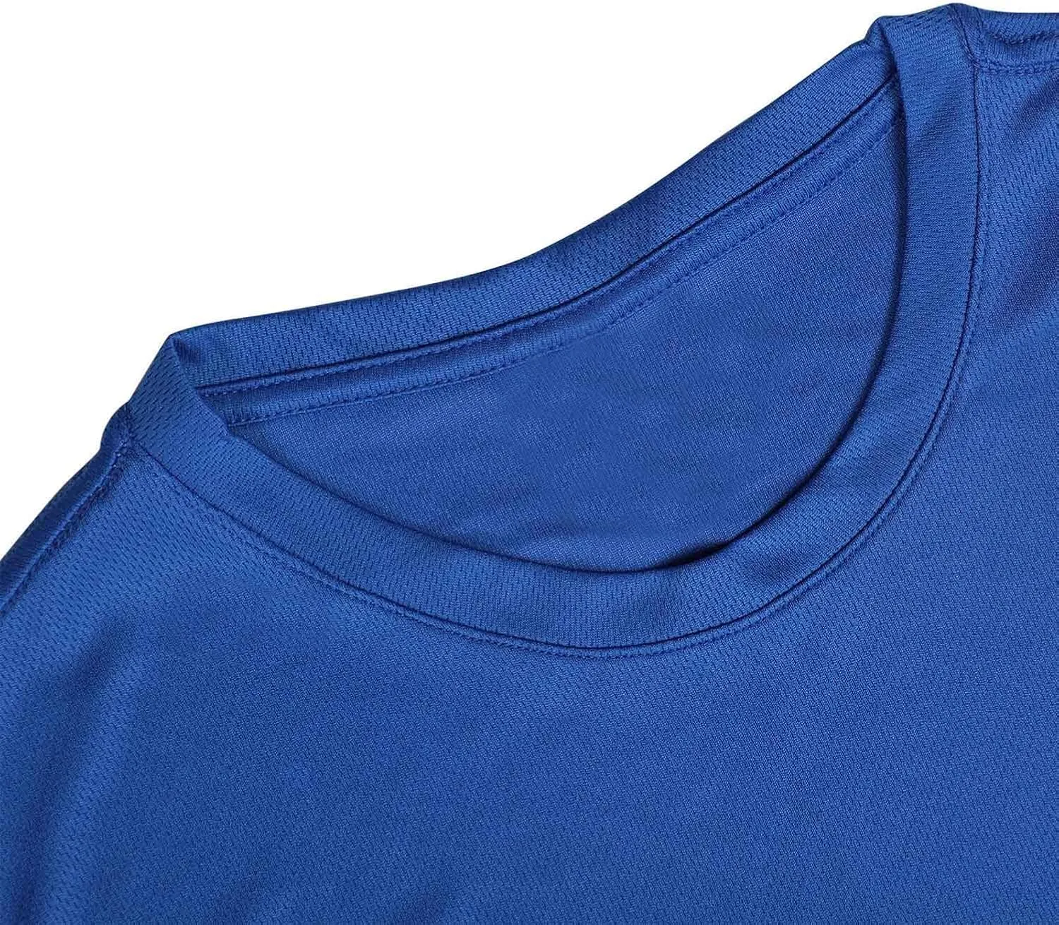 Men's Workout Running Shirts Crew Neck Short Sleeve T-Shirts Athletic Quick Dry Gym Shirts 5 Pack