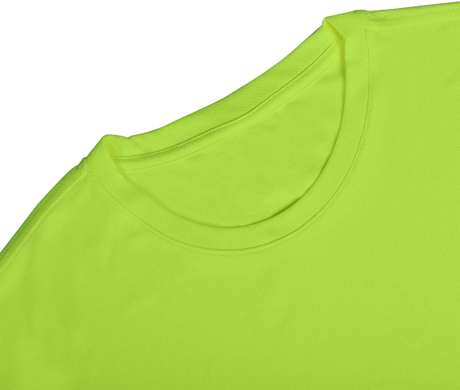 Men's Workout Running Shirts Crew Neck Short Sleeve T-Shirts Athletic Quick Dry Gym Shirts 5 Pack
