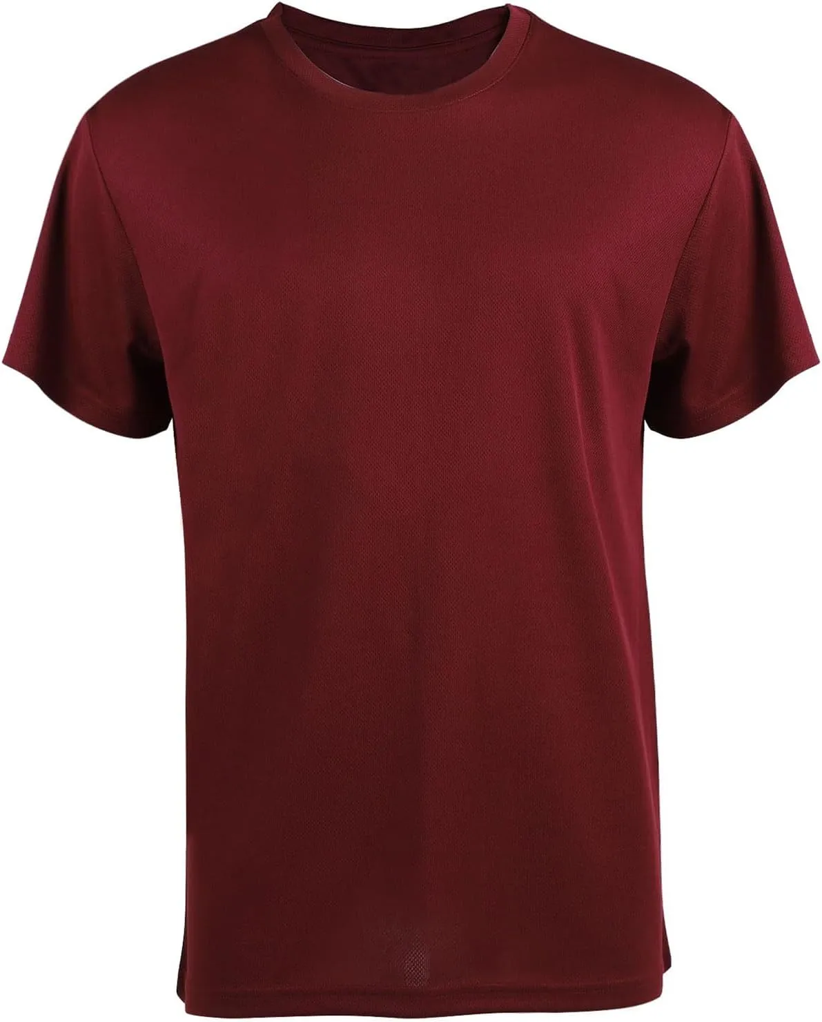 Men's Workout Running Shirts Crew Neck Short Sleeve T-Shirts Athletic Quick Dry Gym Shirts 5 Pack