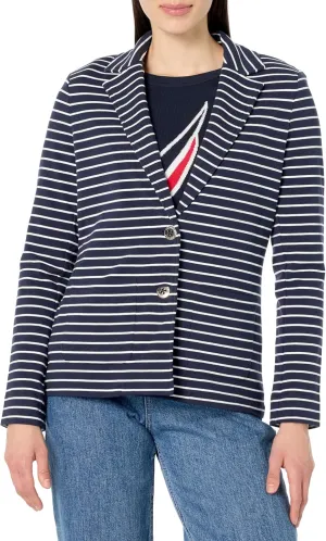 Nautica Women's Knit Blazer Jacket