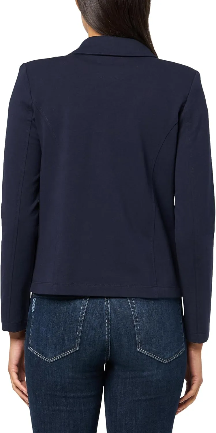 Nautica Women's Open Front Knit Captains Jacket