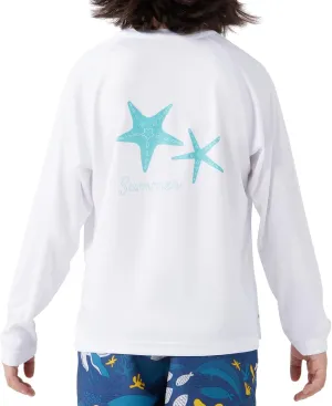 NAVISKIN Boy's UPF 50  Long Sleeve Shirts Rash Guard Swim Shirts Youth Lightweight Quick Dry Hiking Shirts