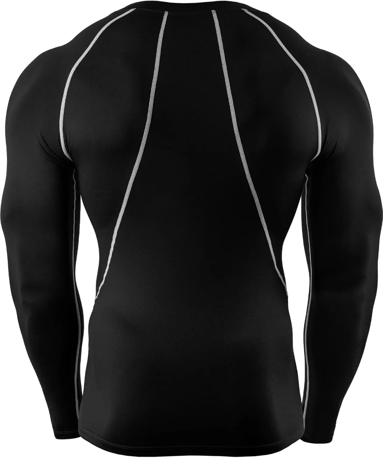 NELEUS Men's 3 Pack Dry Fit Long Sleeve Compression Shirts Workout Running Shirts
