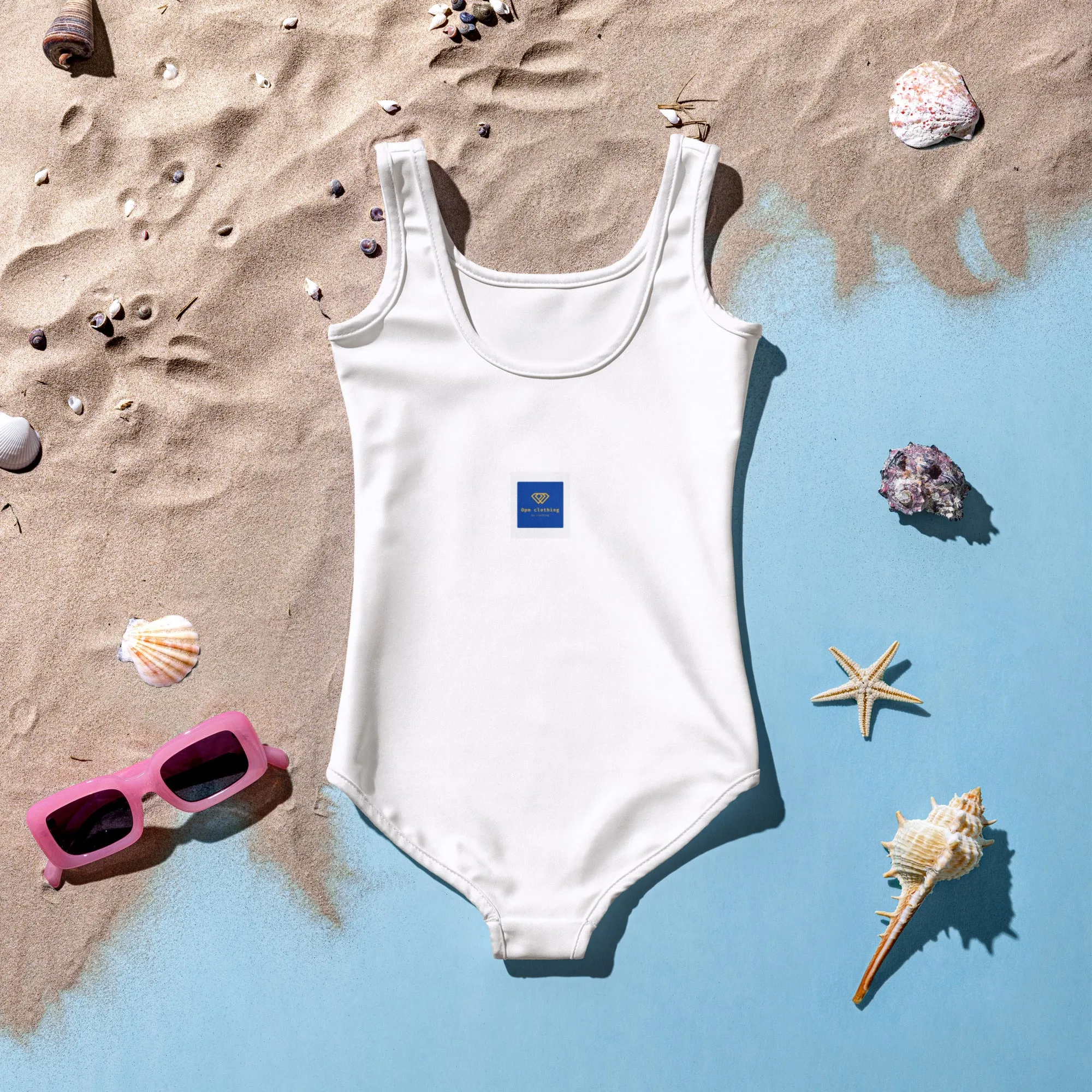 OP BABY OPM GRAFF Print Kids Swimsuit