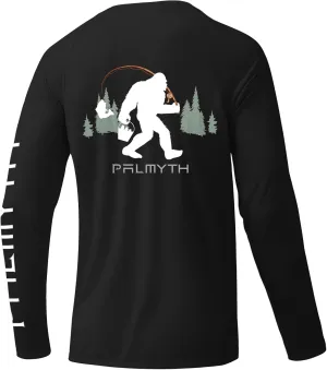 Palmyth Fishing Shirts for Men Long Sleeve Sun Protection Shirts UV UPF 50  T-Shirt Quick Dry