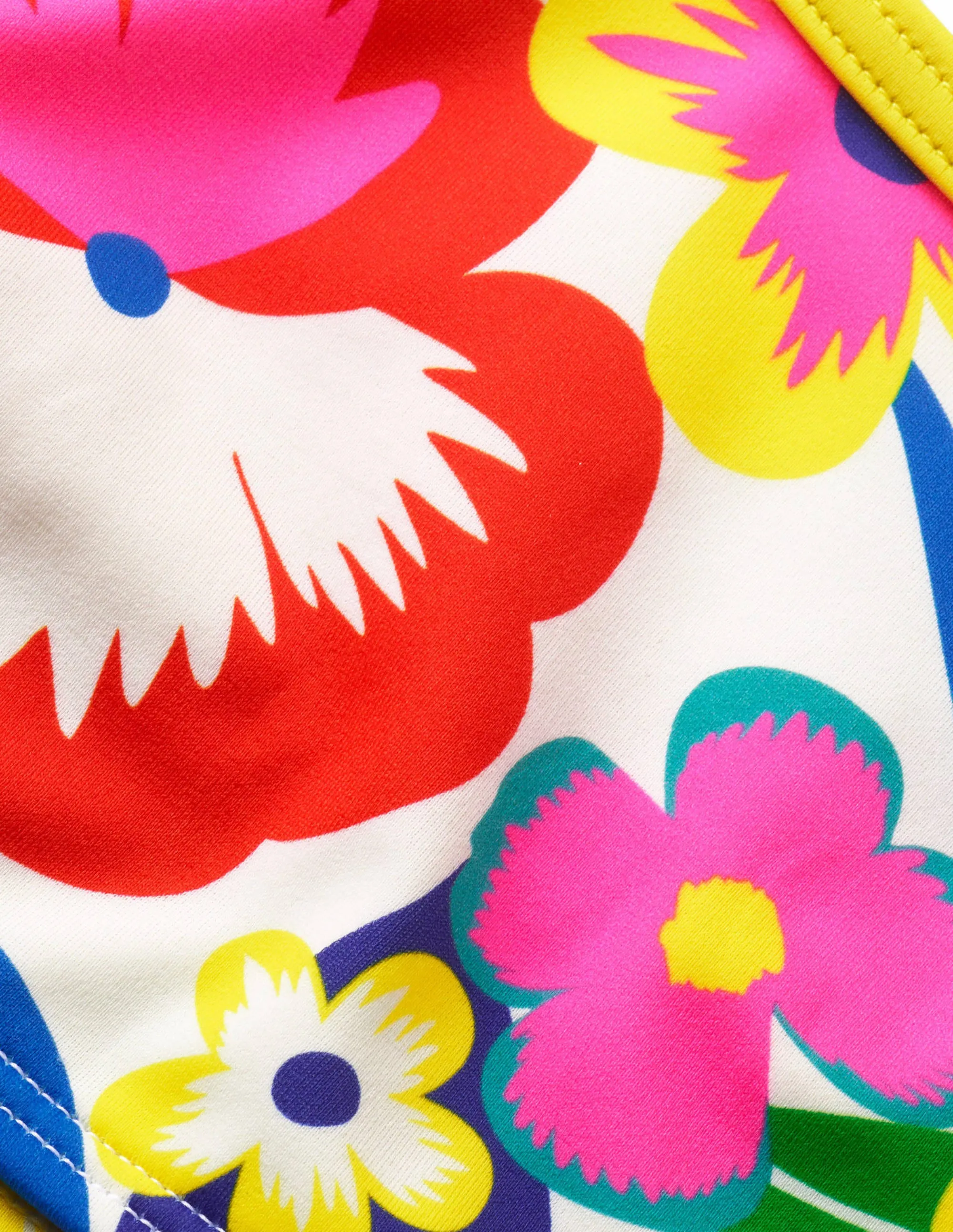 Patterned Bikini Top-Multi Tropical Bloom