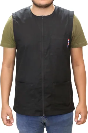 Professional Barber Jackets for Men Women Barber Smock Barber Shirt Hairdresser Smocks Hair Stylist Salon Smock Barber Vest