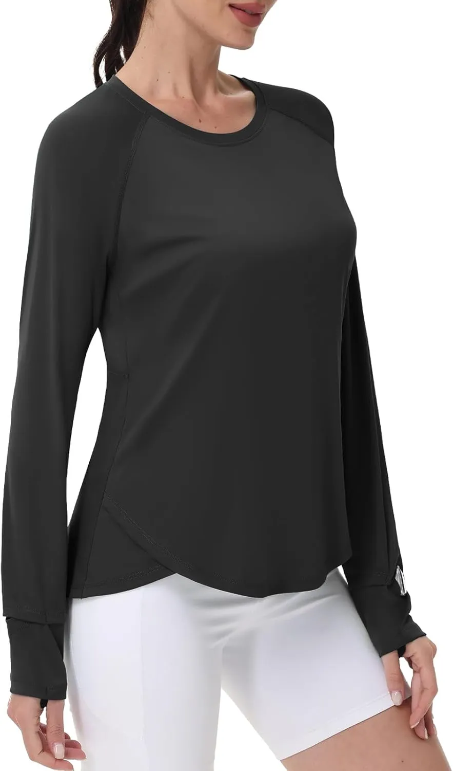 SPEXIAL Women's Sun Shirts UPF 50  UV Protection Long Sleeve SPF Hiking Running Tops Quick Dry Lightweight Outdoor